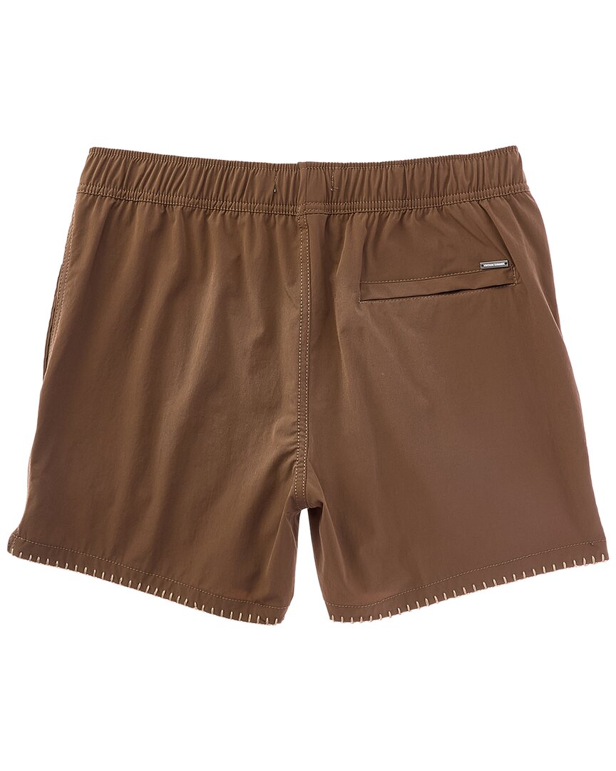 Vintage Summer Embroidered Swim Short