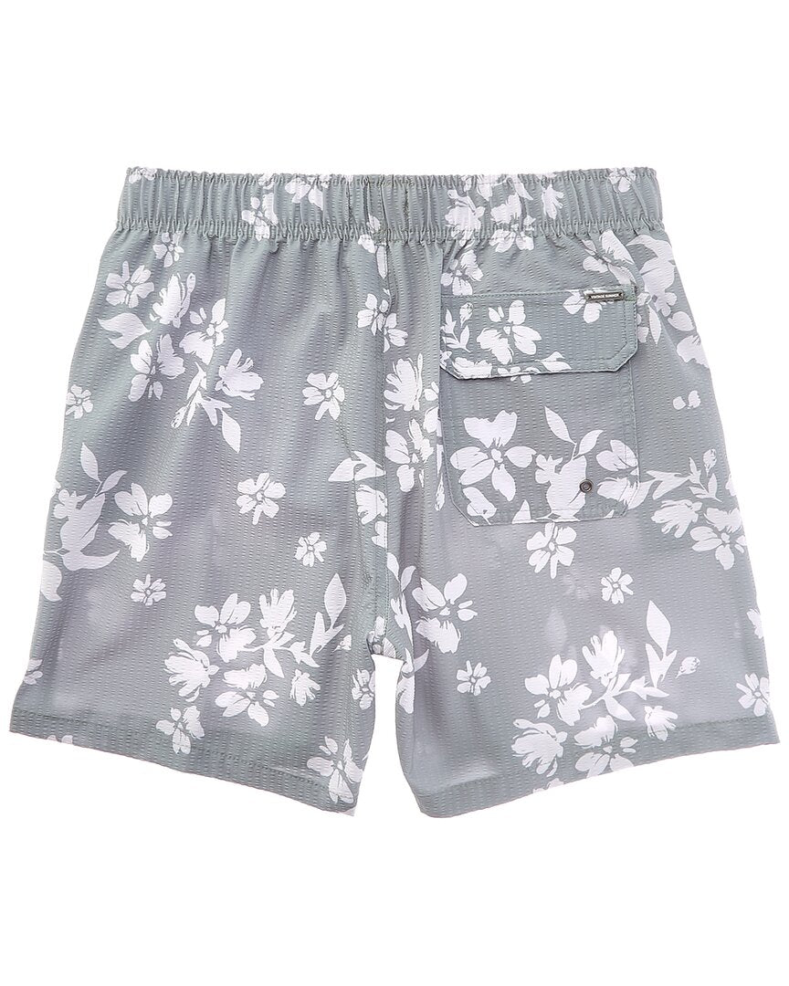 Vintage Summer Seersucker Swim Short