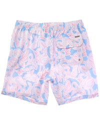 Vintage Summer Seersucker Swim Short