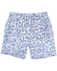 Vintage Summer Seersucker Swim Short