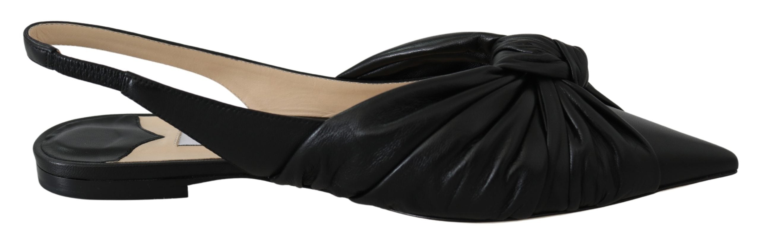 Jimmy Choo  Love 85 Slingback Pumps Black Leather