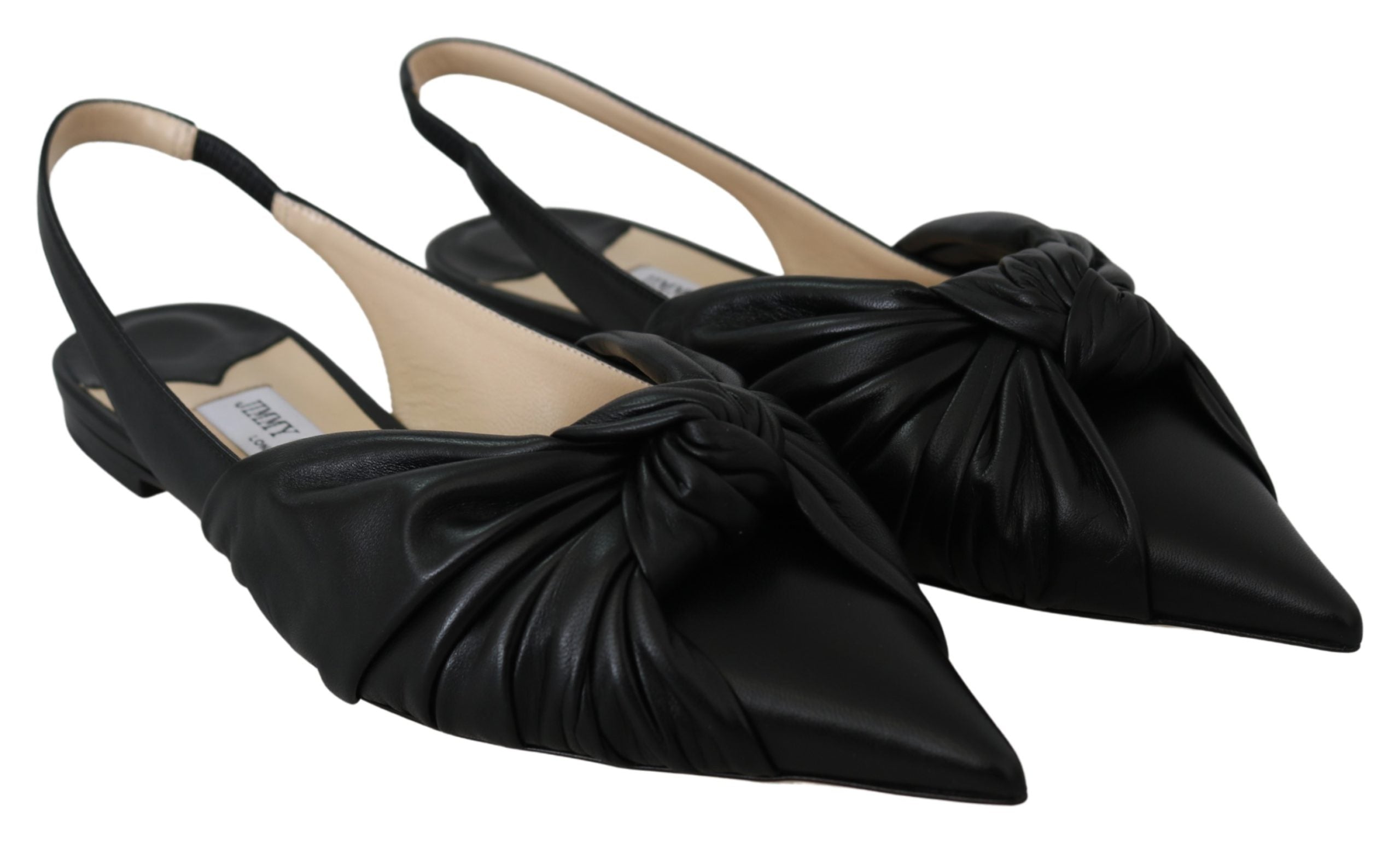 Jimmy Choo  Love 85 Slingback Pumps Black Leather
