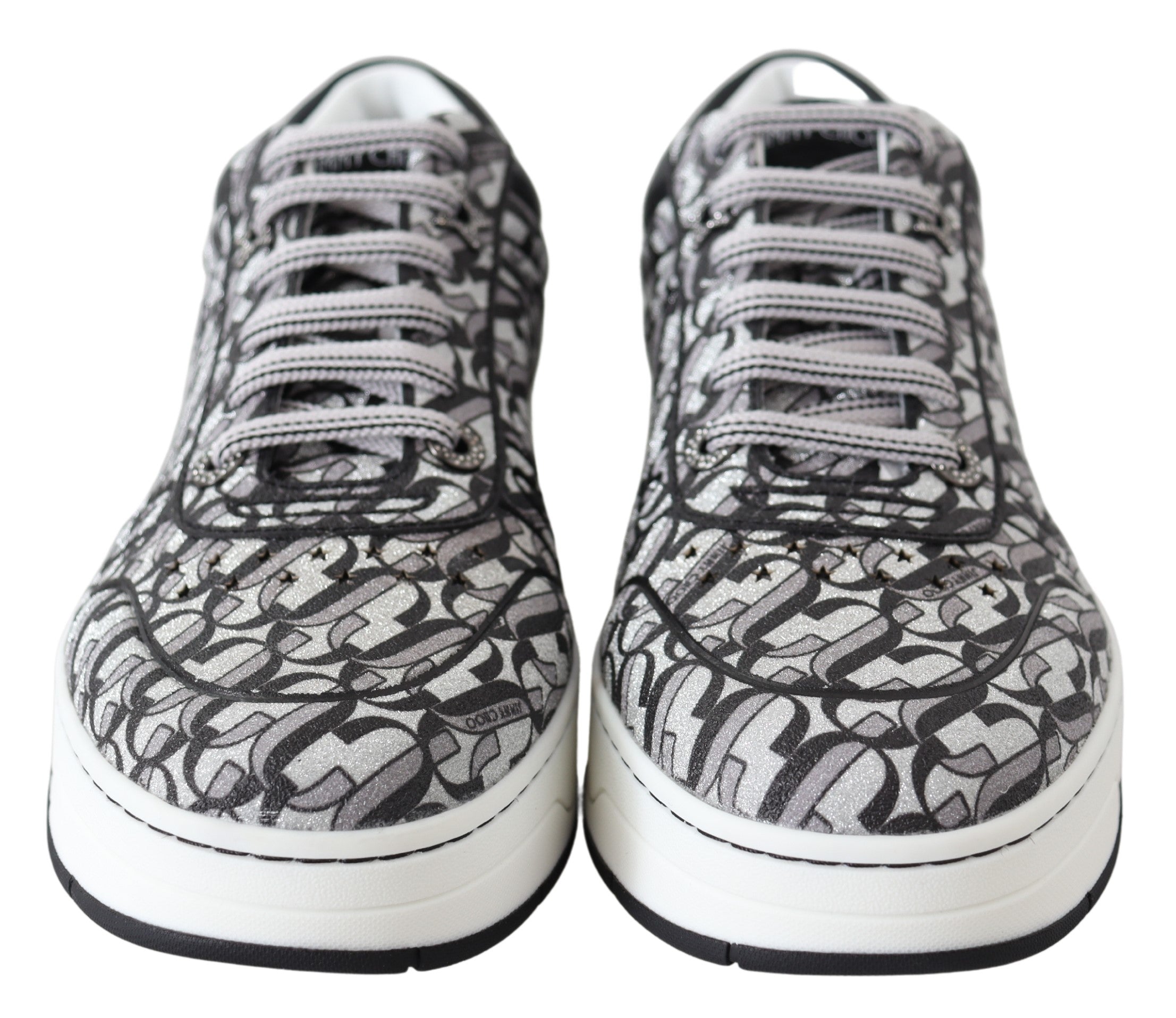 Jimmy Choo JC PARIS Glitter Fabric Sneakers