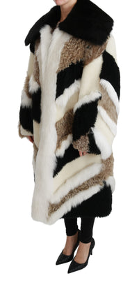 Dolce & Gabbana Gorgeous Shearling Cape Jacket