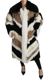 Dolce & Gabbana Gorgeous Shearling Cape Jacket