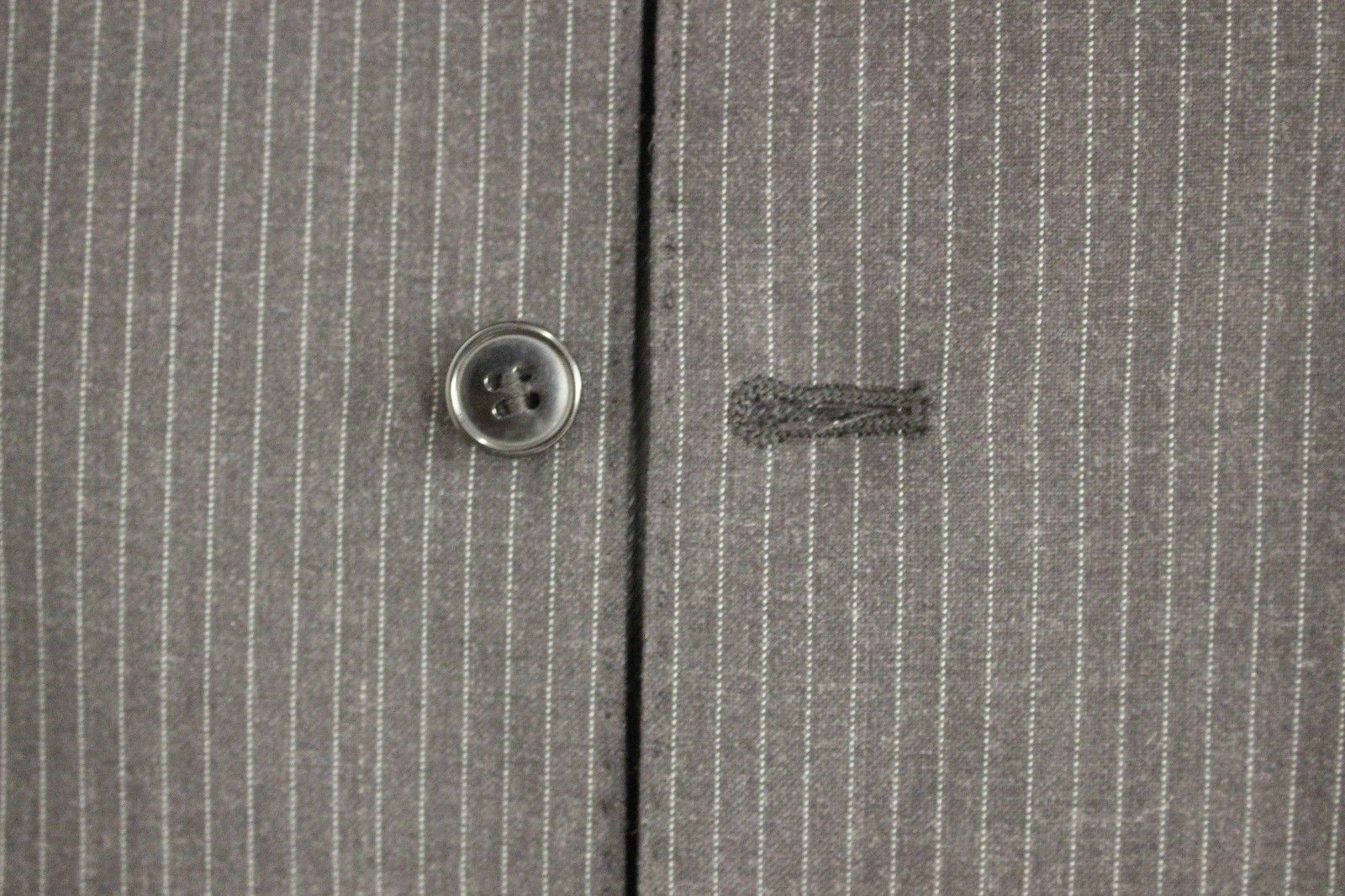 Dolce & Gabbana Men's Pinstripe Wool Vest - Black