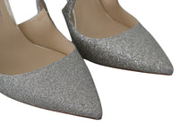 Jimmy Choo Love 100 Glitter Pumps - Silver
