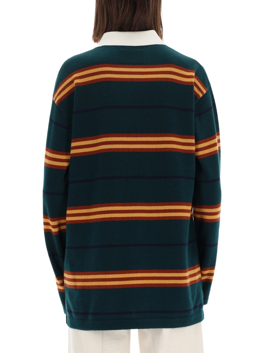 Guest In Residence Women "Striped Rugby" Polo Shirt
