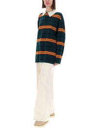 Guest In Residence Women "Striped Rugby" Polo Shirt