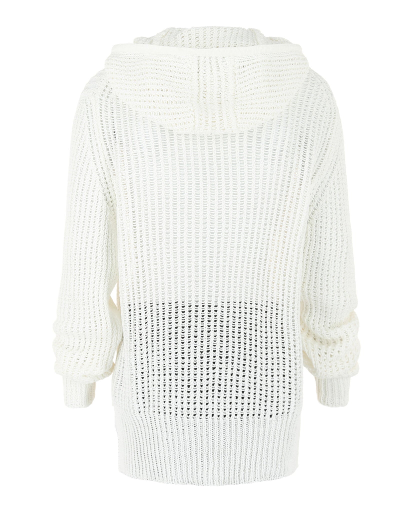 Ferragamo Mens Crochet Drop-Sleeve Hoodie