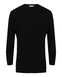 Ferragamo Mens Ribbed Knit Sweater