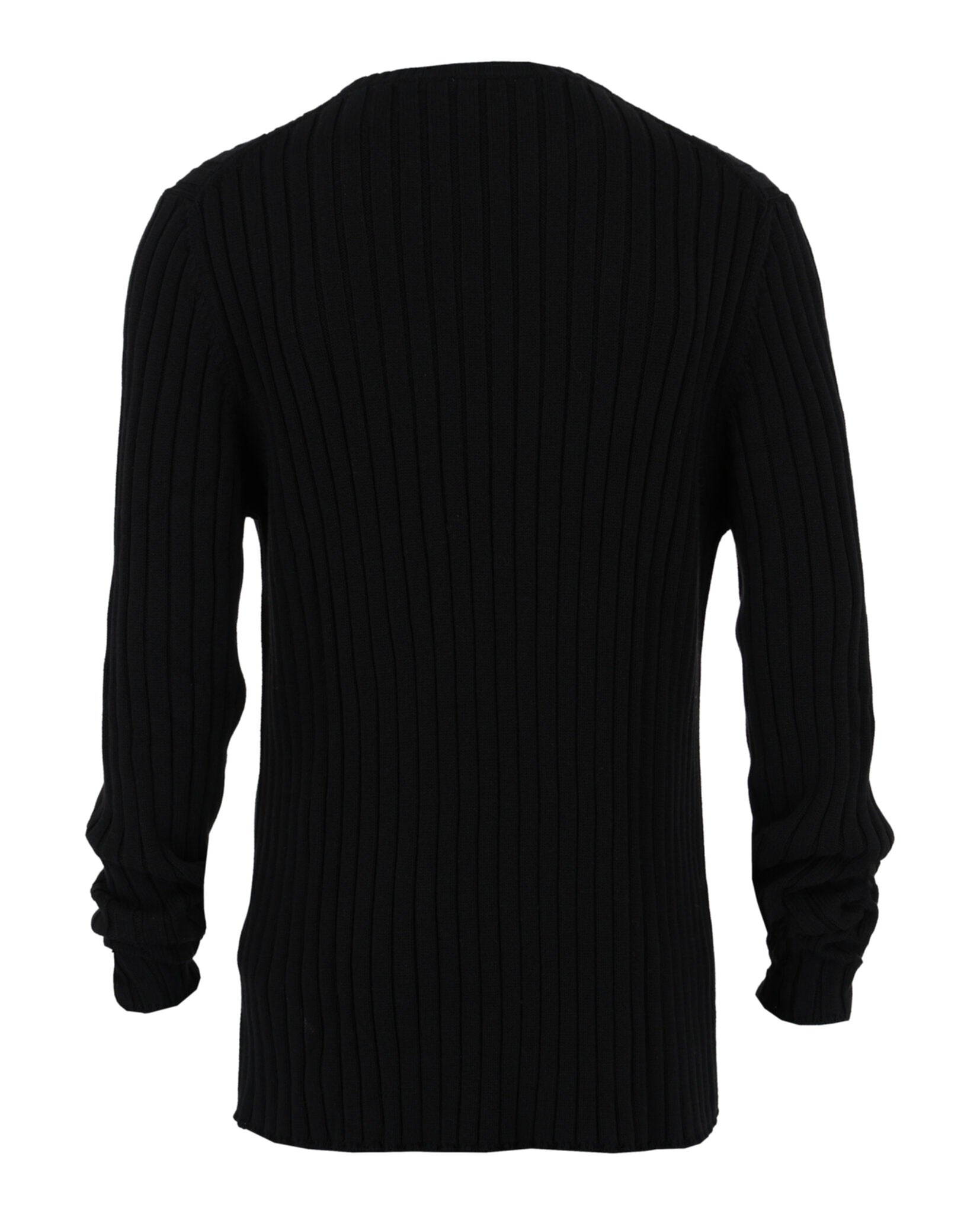 Ferragamo Mens Ribbed Knit Sweater