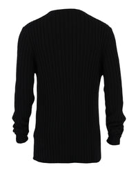 Ferragamo Mens Ribbed Knit Sweater