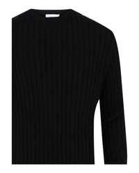Ferragamo Mens Ribbed Knit Sweater