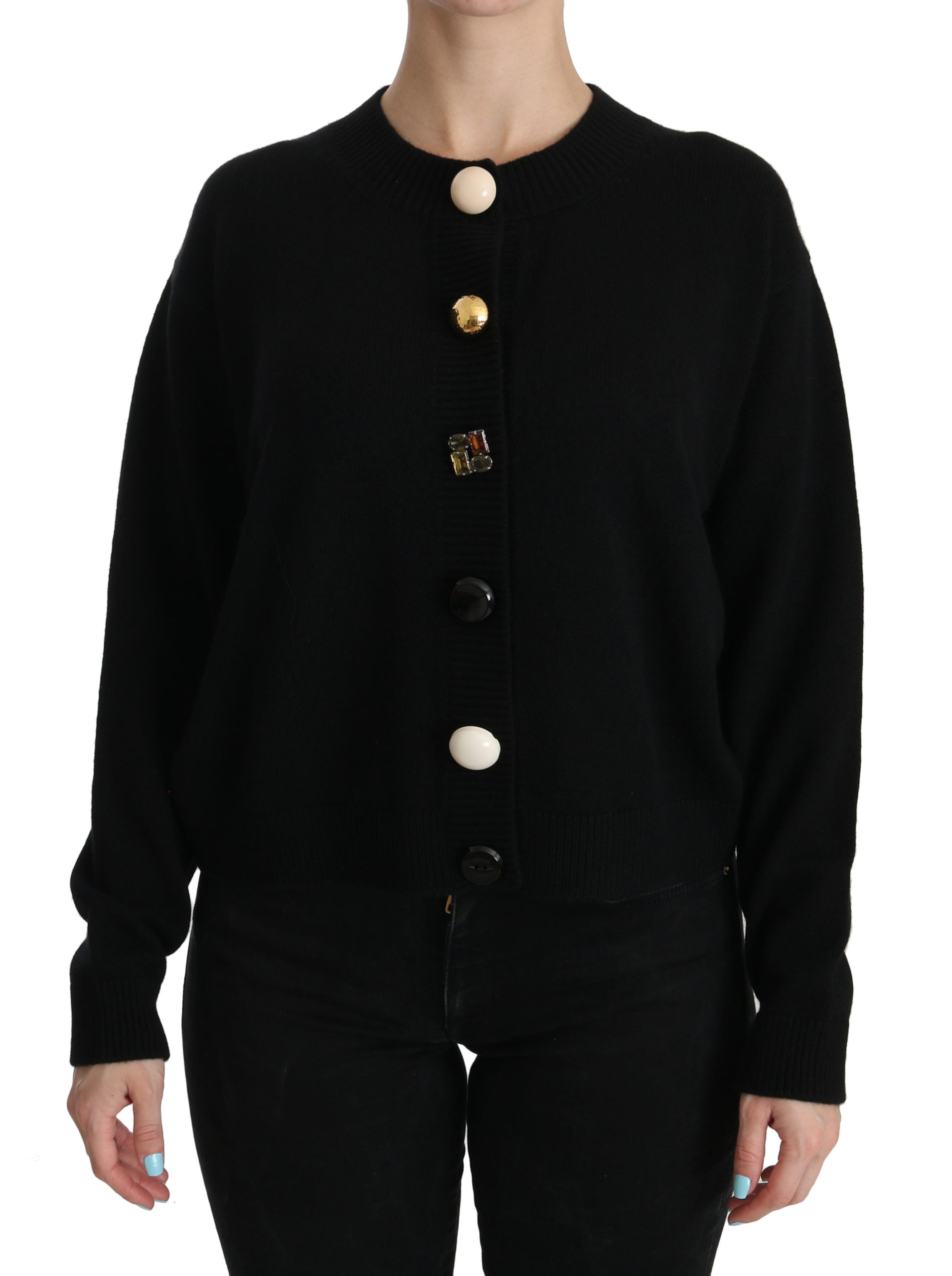 トップス DOLCE&GABBANA Logo Knit Cardigan 23607341_54430431_600.jpg