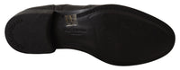Dolce & Gabbana Mens Black Leather Brogue Oxford Shoes