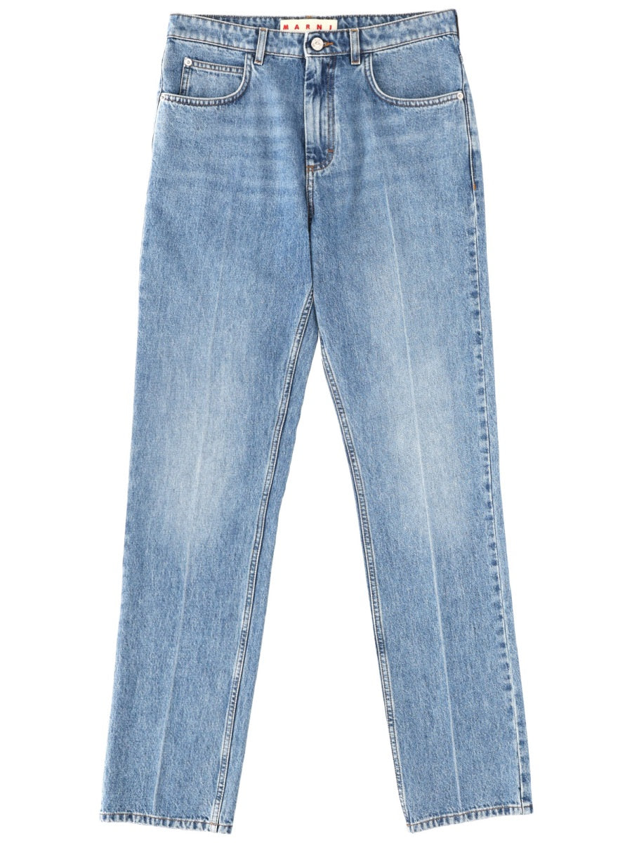 Marni Men Cotton Denim Pants