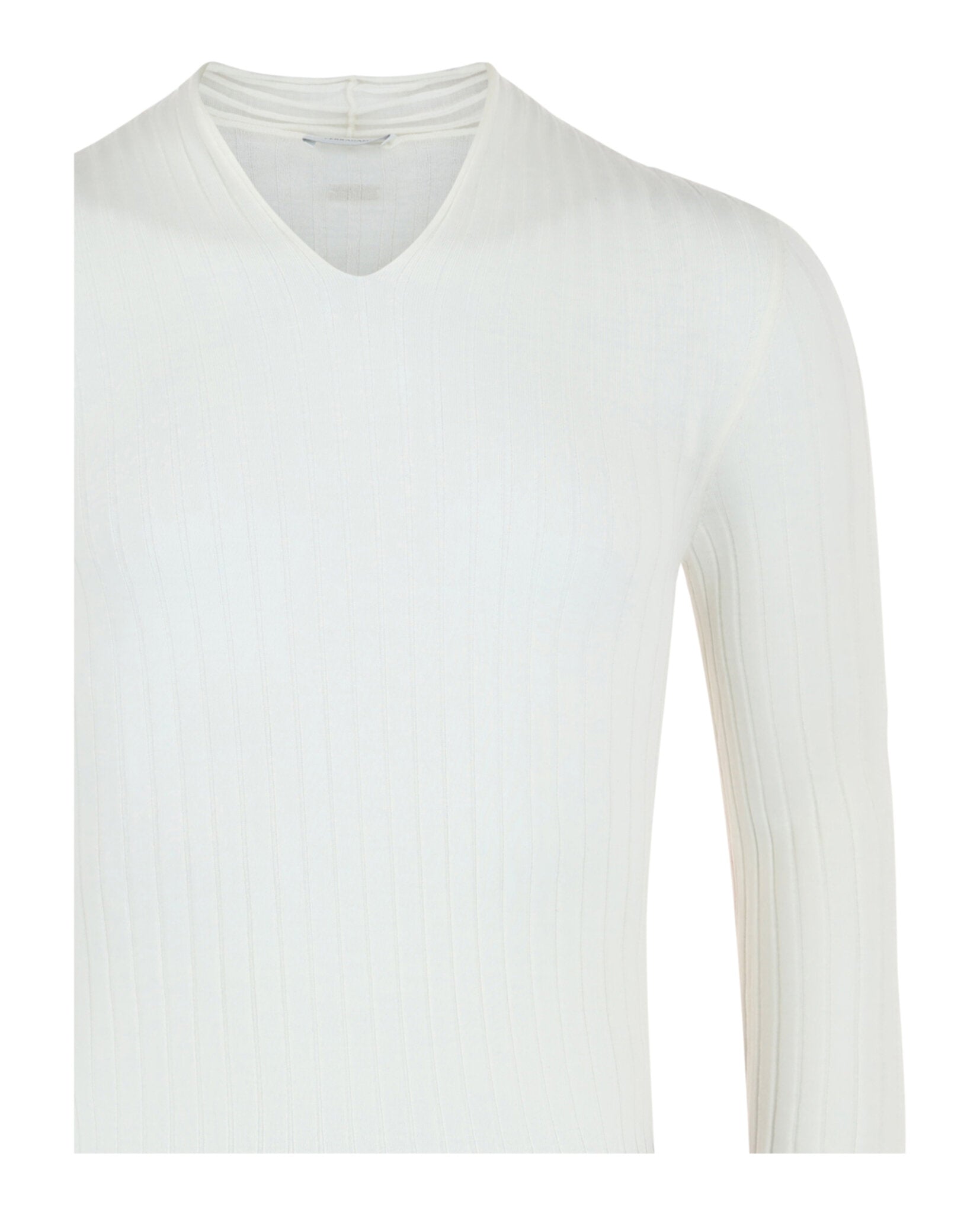Ferragamo Mens V-Neck Knit Sweater