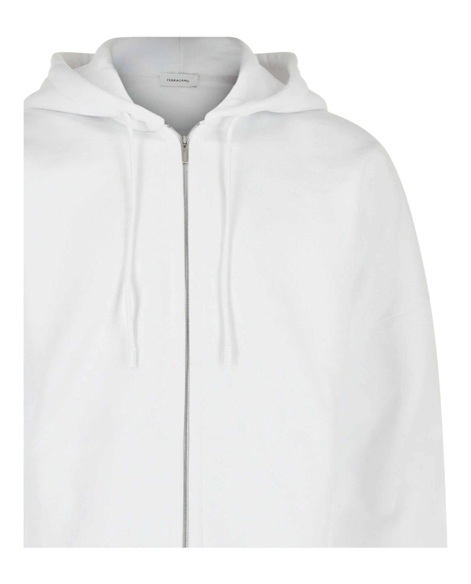 Ferragamo Mens Heavyweight Fleece Zip-Up Hoodie