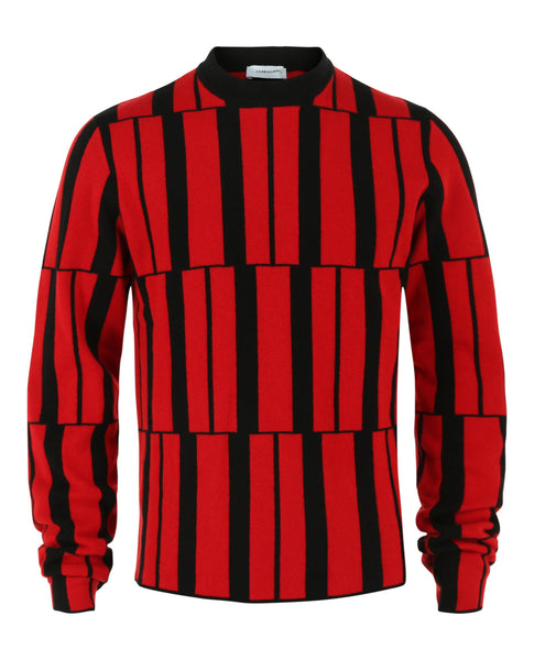 Salvatore Ferragamo ヘンリーネック 長袖 ニット セーター High neck cashmere pullover - Men | Ferragamo
