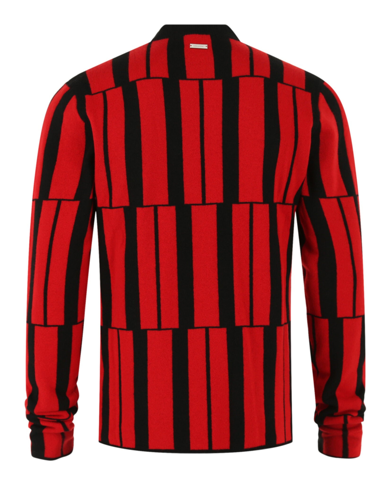 Ferragamo Mens Cashmere Geometric Pattern Sweater