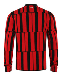 Ferragamo Mens Cashmere Geometric Pattern Sweater