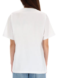 Gucci Women T-Shirt With Logo Embroidery