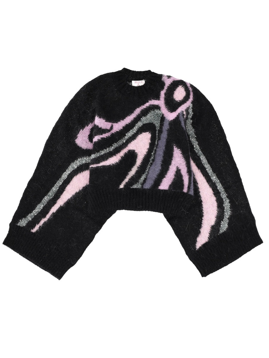 Pucci Women "Marble Inlay" Print Sweater