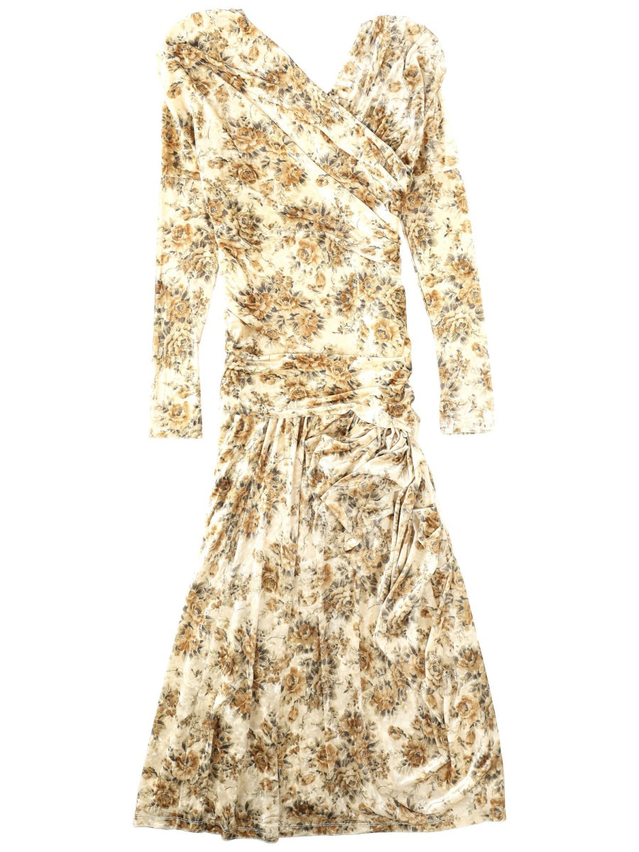 Ganni Women Long Dress With Print