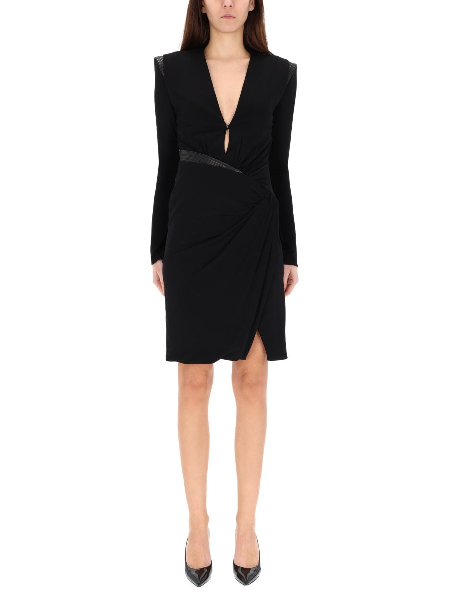Versace Women V-Neck Mini Dress