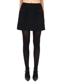 Dolce & Gabbana Women Double Crepe Basque Skirt