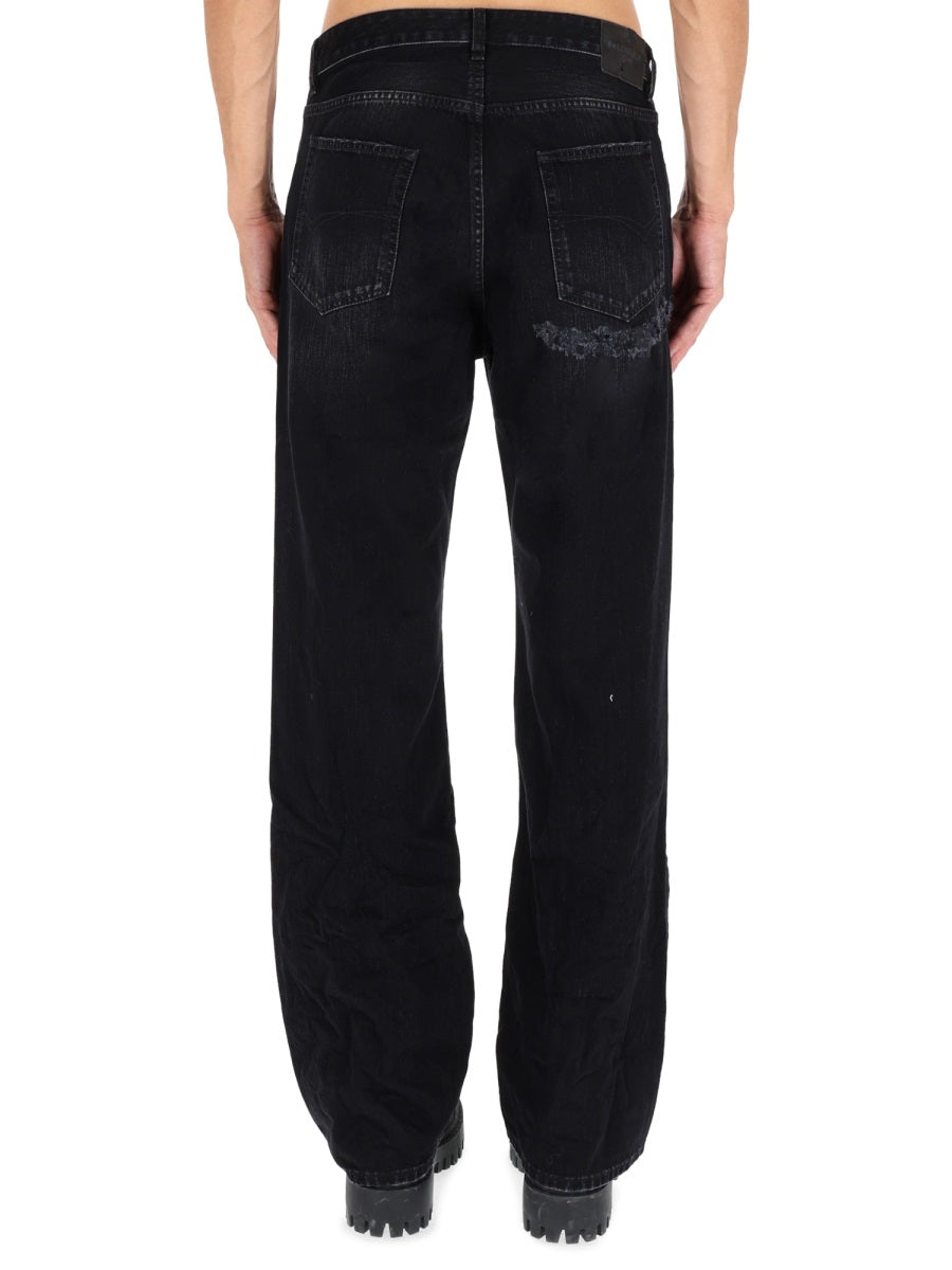 BALENCIAGA Balenciaga Men Deconstructed Jeans