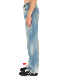 OFF-WHITE Off-White Men "Diag Raw Patch" Jeans