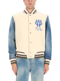 Off-White Men "Gothic Wool Denim" Jacket