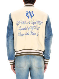Off-White Men "Gothic Wool Denim" Jacket