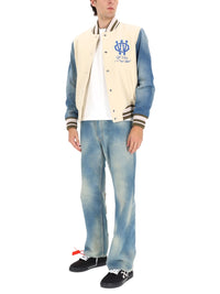 Off-White Men "Gothic Wool Denim" Jacket