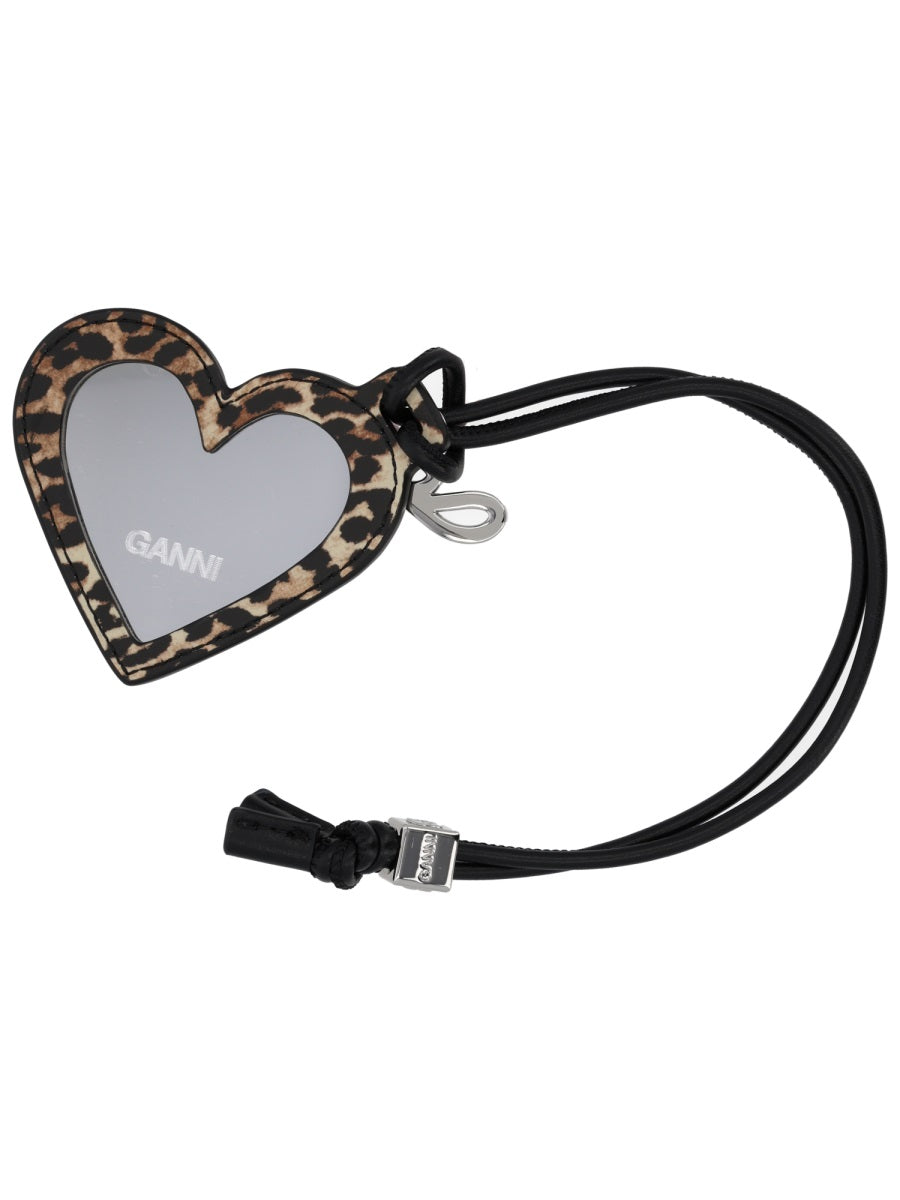 Ganni Women "Bou Heart" Keychain