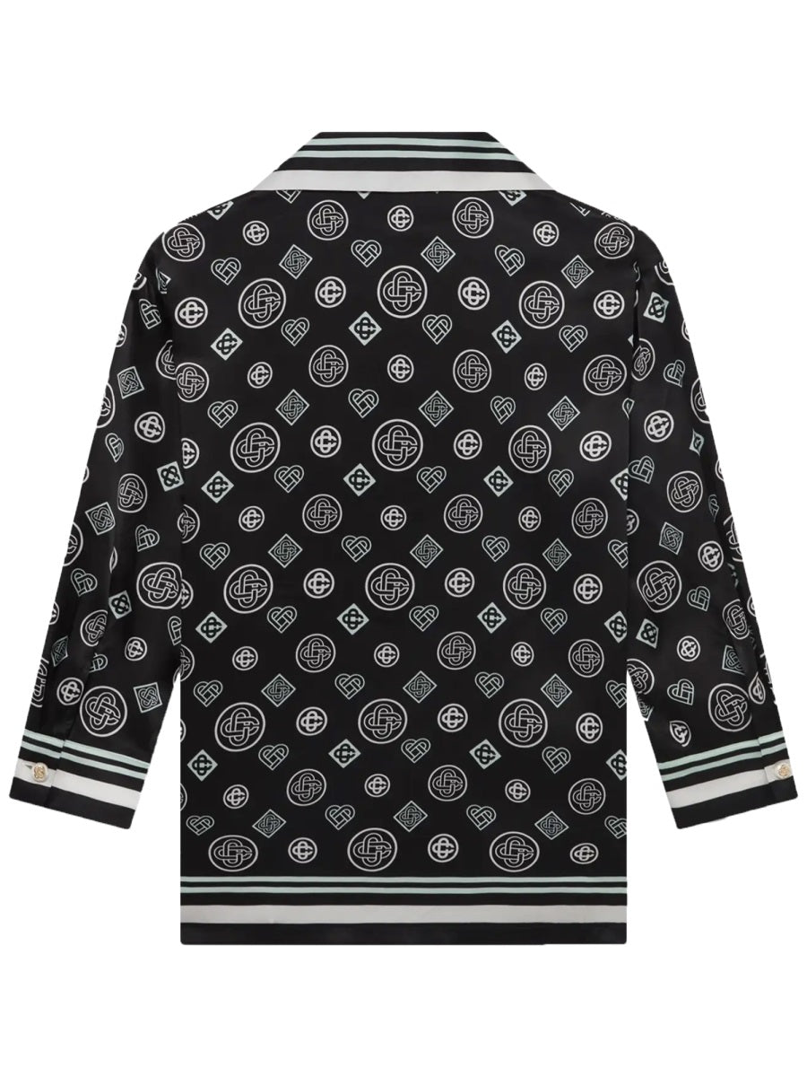 Casablanca Women "Monogram" Pajama Shirt
