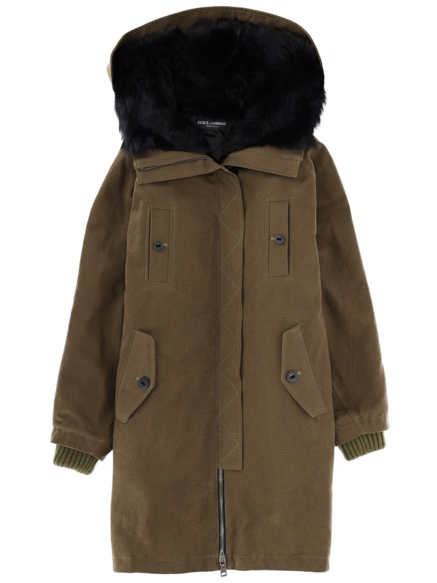 Dolce & Gabbana Women Cotton Parka