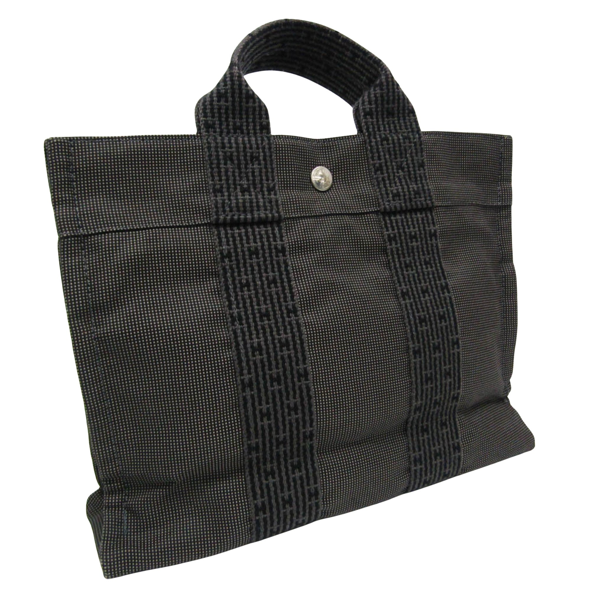 Hermès Herline Black Polyamide Tote Bag (Pre-Owned)