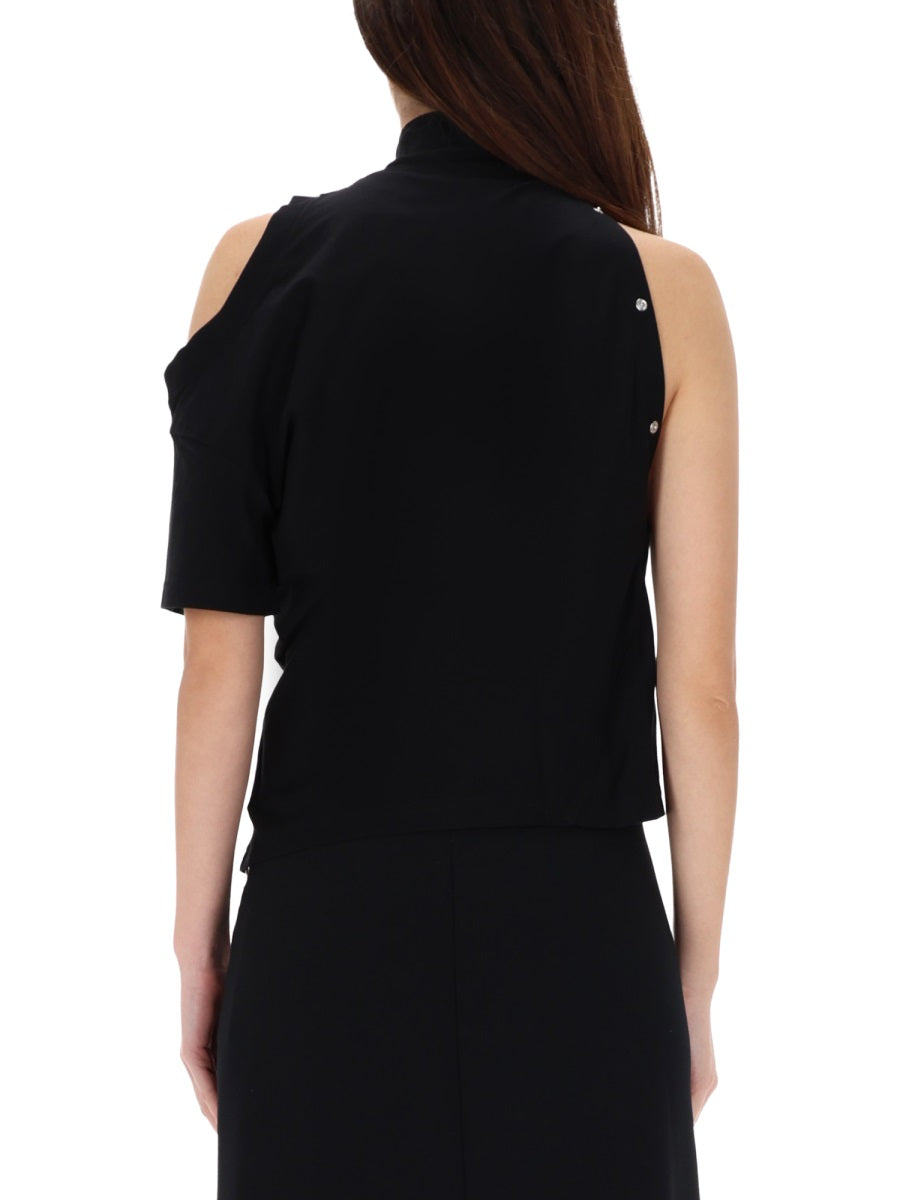 Courreges Women Asymmetrical T-Shirt