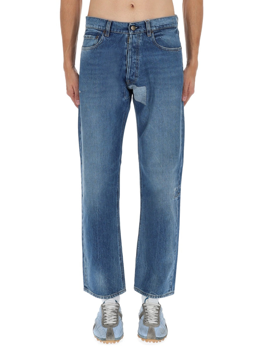 Maison Margiela Men Jeans With Shelter Detail