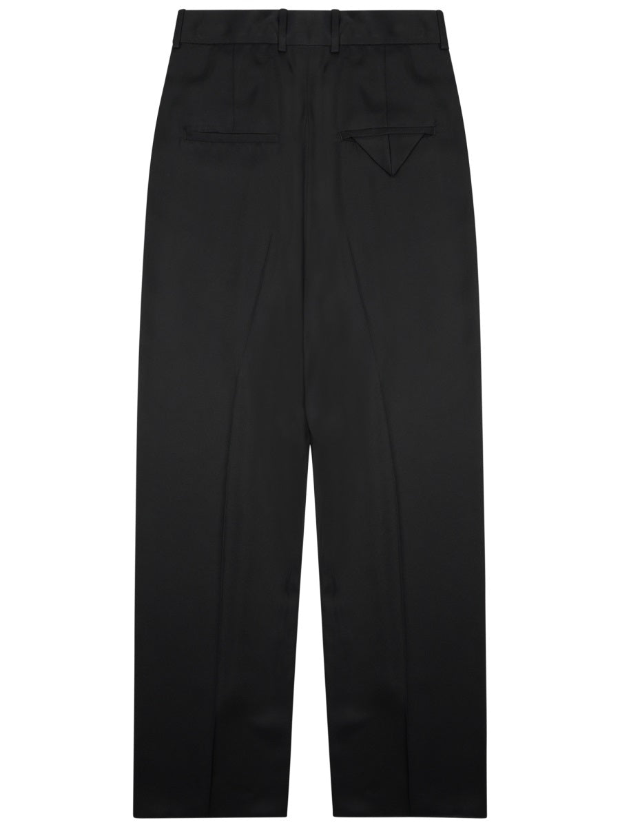 Bottega Veneta Women Silk Blend Tailored Pants