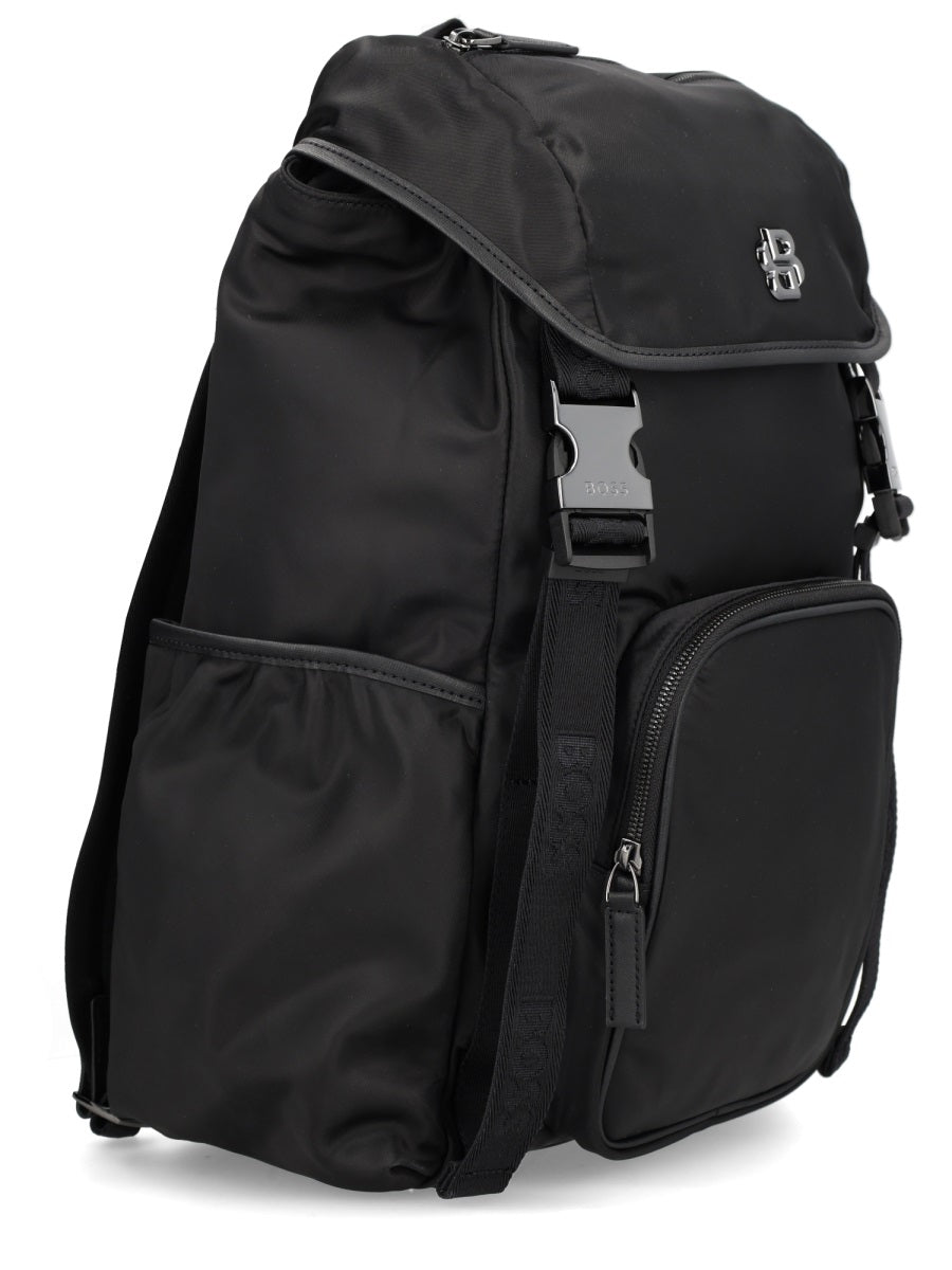 Boss Men Zaino Con Logo Monogramma