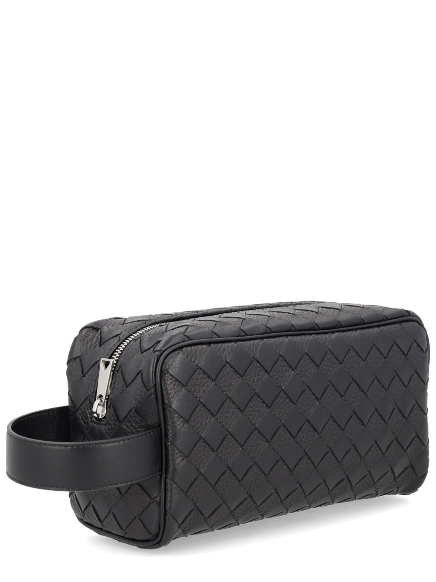 Bottega Veneta Men Clutch Bag With Woven Pattern