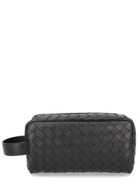 Bottega Veneta Men Clutch Bag With Woven Pattern