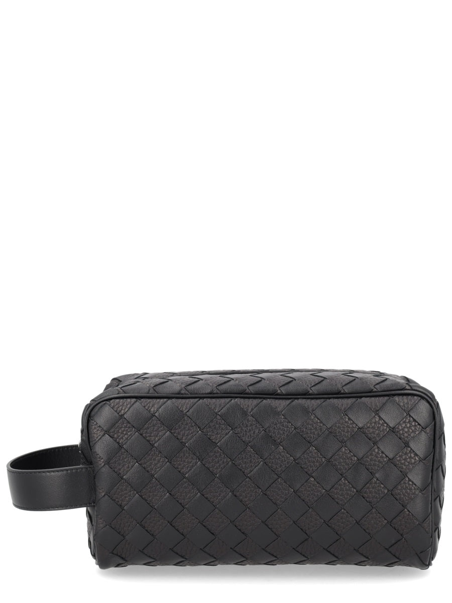 Bottega Veneta Men Clutch Bag With Woven Pattern
