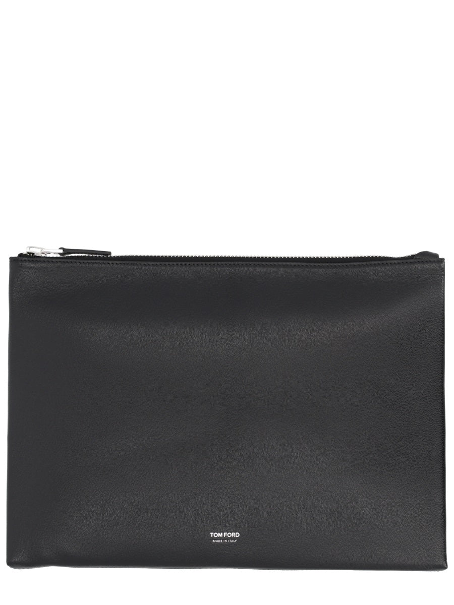 Tom Ford Men Leather Clutch Bag