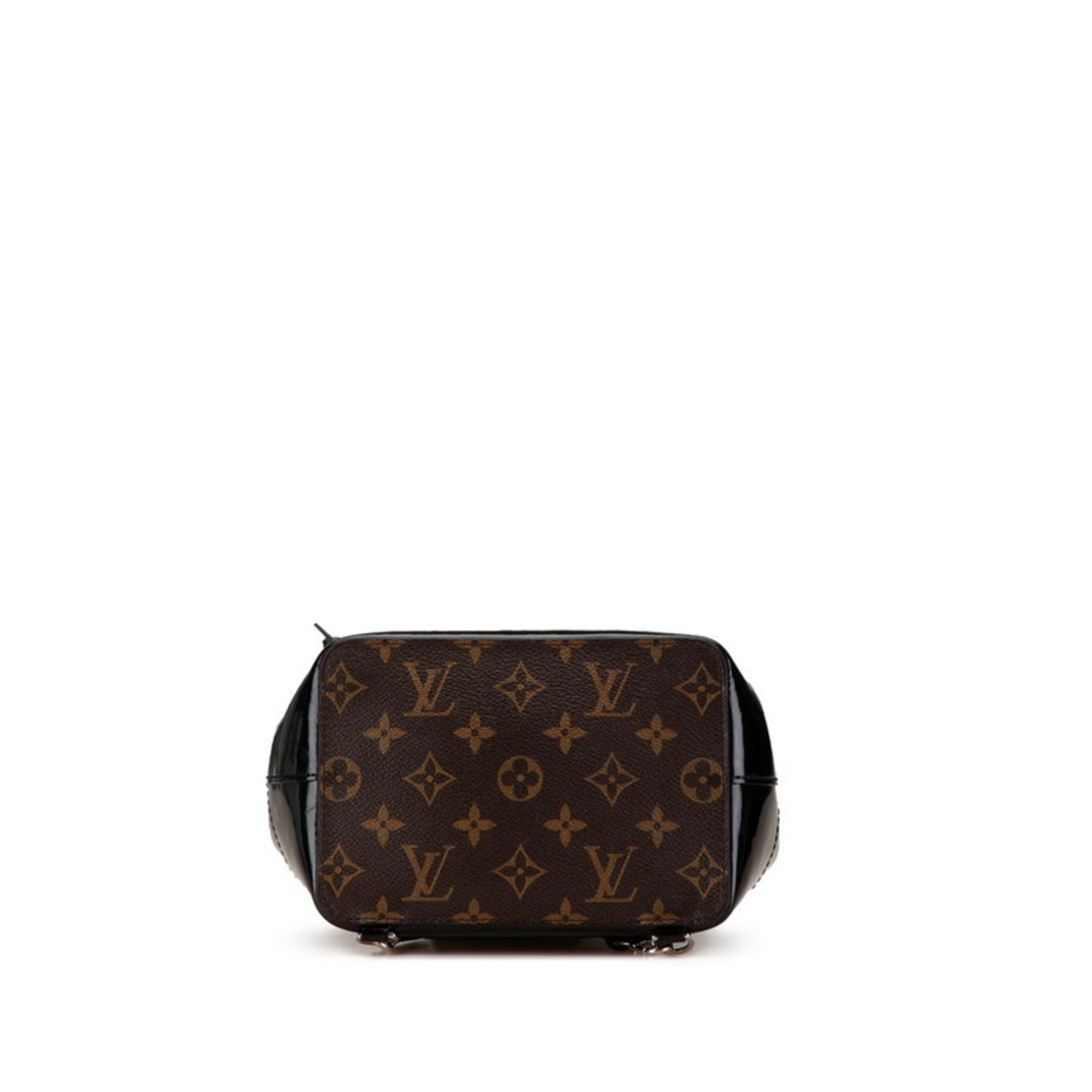 Louis Vuitton Hot Springs Black Patent Leather Backpack Bag (Pre-Owned)