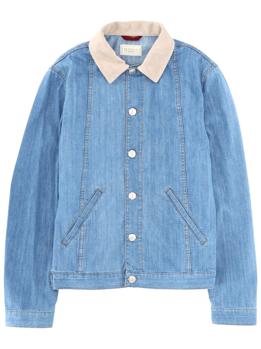 Brunello Cucinelli Men Denim Jacket